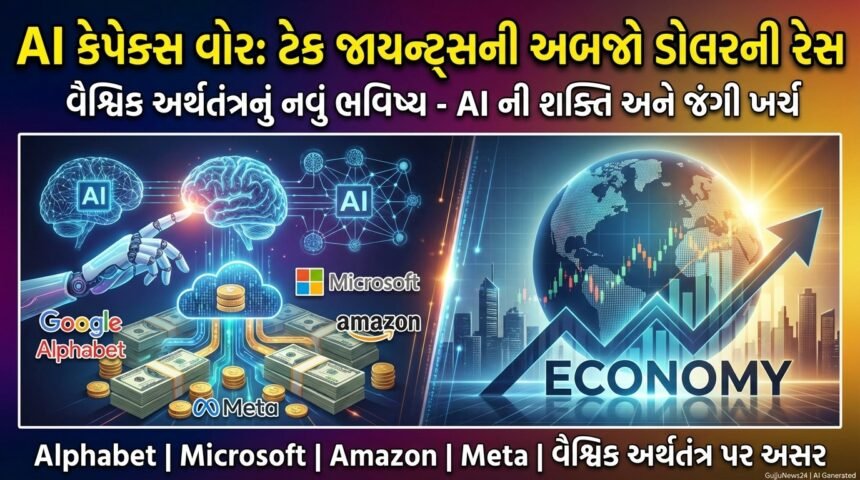 AI કેપેક્સ વોર: ટેક જાયન્ટ્સની અબજો ડોલરની રેસ અને વૈશ્વિક અર્થતંત્ર પર તેની અસર