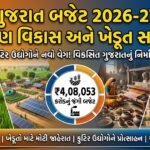 ગુજરાત બજેટ 2026-27: ગ્રામીણ કાયાકલ્પ, ખેડૂત સમૃદ્ધિ અને કુટિર ઉદ્યોગોને નવો વેગ!
