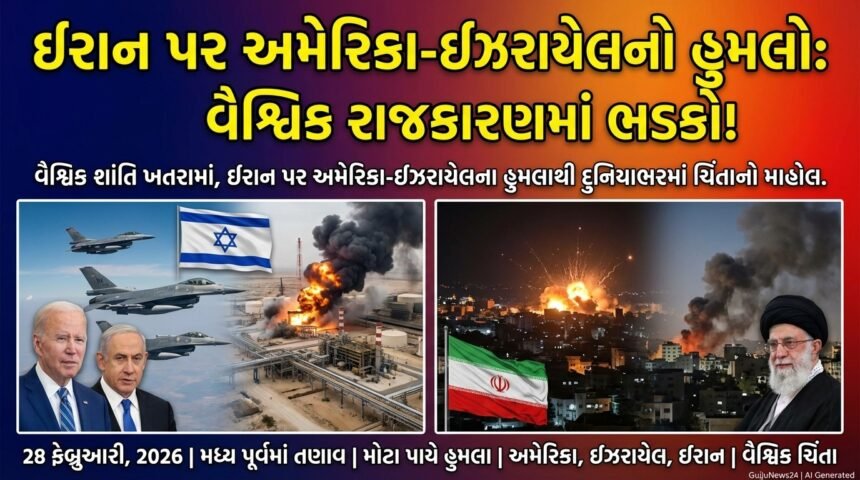 ઈરાન પર અમેરિકા-ઈઝરાયેલનો હુમલો: વૈશ્વિક રાજકારણમાં ભડકો!
