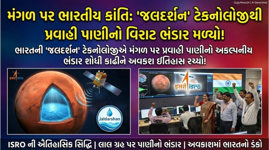 મંગળ પર ભારતીય ક્રાંતિ: 'જલદર્શન' ટેકનોલોજીથી પ્રવાહી પાણીનો વિરાટ ભંડાર મળ્યો! Mars Water Discovery by India's Tech