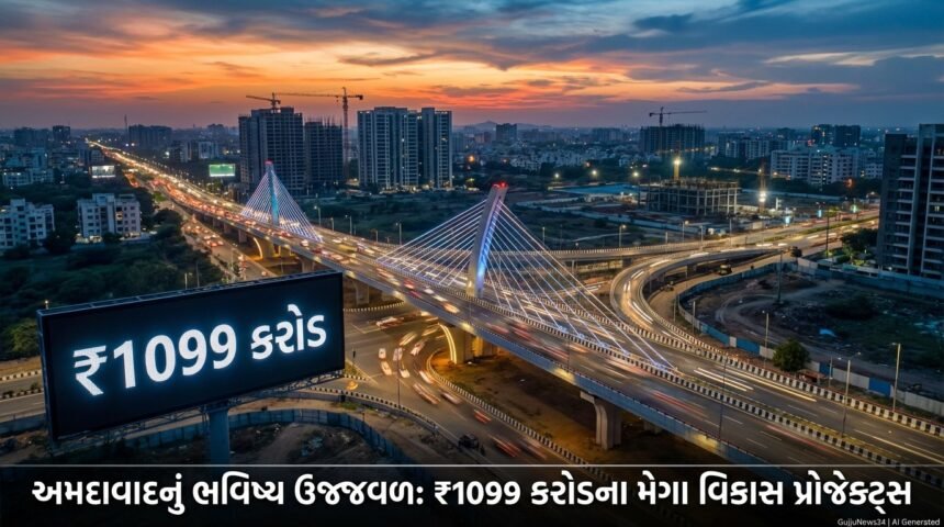 અમદાવાદમાં ₹1099 કરોડના મેગા વિકાસ પ્રોજેક્ટ્સનું લોકાર્પણ: સતાધાર ઓવરબ્રિજથી શહેરી પરિવર્તનની નવી ગાથા