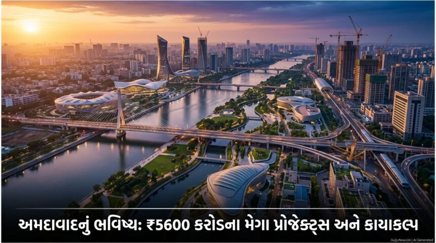 અમદાવાદનું ભવિષ્ય: ₹5600 કરોડના Mega Projects અને Sabarmati Riverfront Phase 2 થી શહેરમાં કાયાકલ્પનો પ્રારંભ