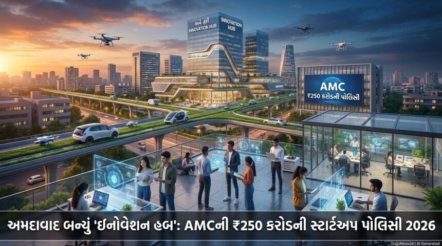 અમદાવાદ બન્યું 'ઇનોવેશન હબ': AMCની ₹250 કરોડની સ્ટાર્ટઅપ પોલિસી 2026 જાહેર (Ahmedabad Innovation Hub)