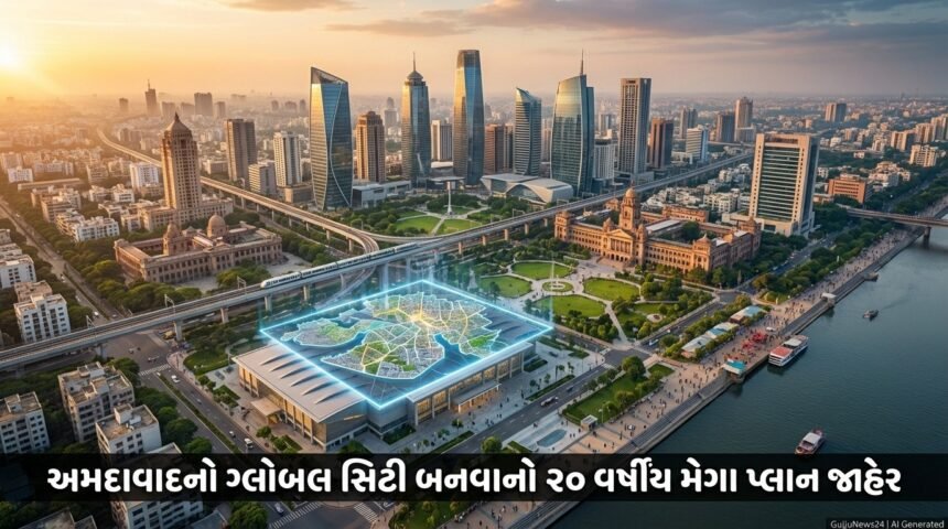 અમદાવાદનું ભવિષ્ય: AUDA દ્વારા 'ગ્લોબલ મેટ્રોપોલિટન સિટી' માટે 20 વર્ષીય મેગા ડેવલપમેન્ટ પ્લાન (DP 2041/47) જાહેર