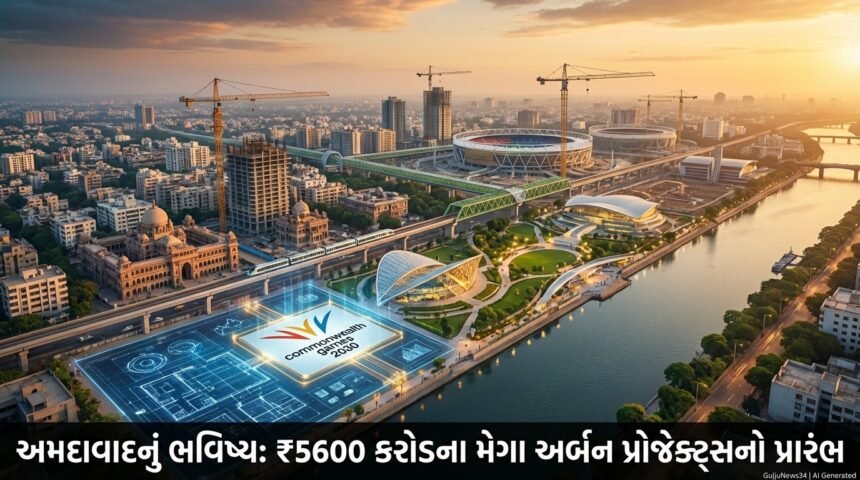 અમદાવાદનું ભવિષ્ય બદલશે ₹5600 કરોડથી વધુના મેગા Urban Development Projects: Commonwealth Games 2030 માટે શહેર તૈયાર!