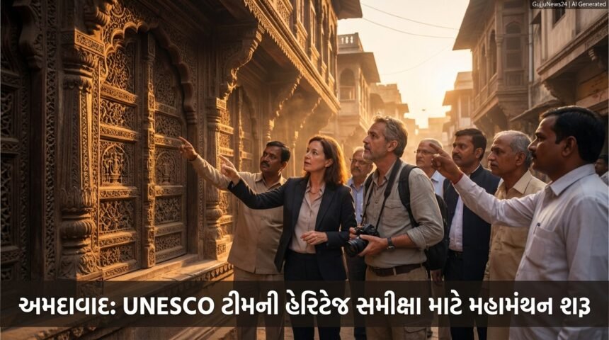 અમદાવાદમાં UNESCO ટીમનો ધામા: વર્લ્ડ હેરિટેજ સિટીના ભવિષ્ય પર મહામંથન શરૂ | Ahmedabad UNESCO Team's Crucial Visit