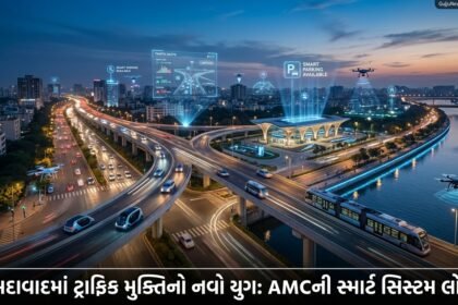 અમદાવાદમાં ટ્રાફિક મુક્તિનો નવો યુગ: AMCની ₹4.7 બિલિયન ‘એકીકૃત ગતિશીલતા યોજના’ અને AI-આધારિત સ્માર્ટ પાર્કિંગ સિસ્ટમ લોન્ચ