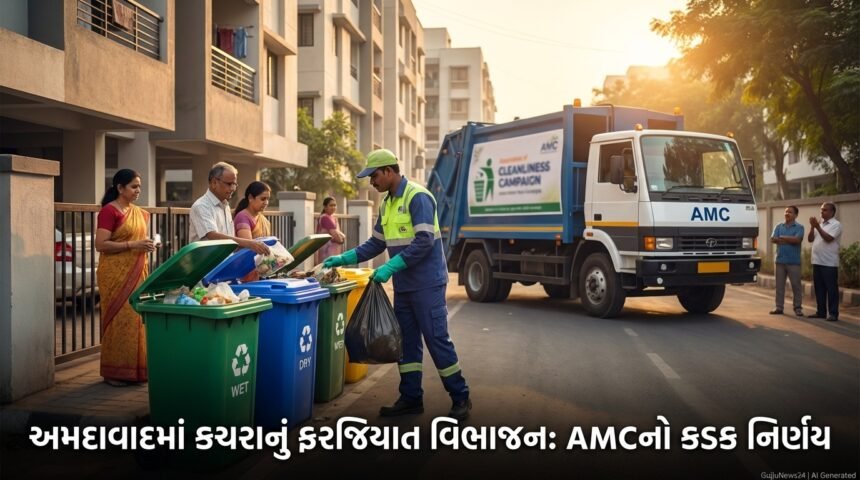 અમદાવાદમાં કચરાનું ફરજિયાત વિભાજન: સ્વચ્છતા અભિયાનમાં ક્રાંતિકારી પગલું, નહીં પાલન કરનારની સેવા થશે બંધ! | Ahmedabad Waste Segregation Mandatory