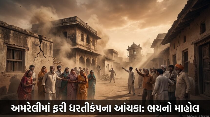 અમરેલીમાં ફરી ધરતીકંપના આંચકા: સતત બીજા દિવસે ધરા ધ્રૂજતા સ્થાનિકોમાં ભયનો માહોલ (Amreli Earthquake Tremors)