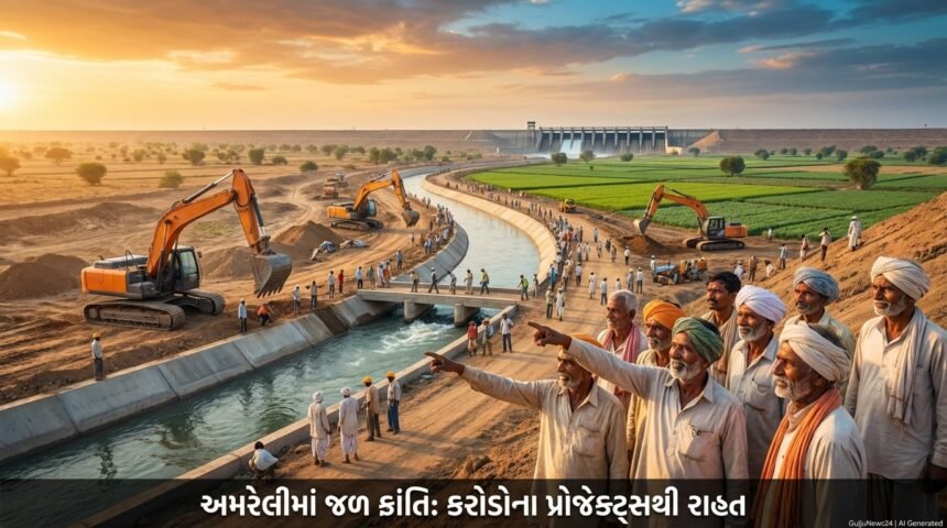 અમરેલીમાં જળ ક્રાંતિનો નવો અધ્યાય: કરોડોના Water Projectsથી ખેડૂતો અને જનતાને રાહત (Amreli Water Projects Bring Relief)