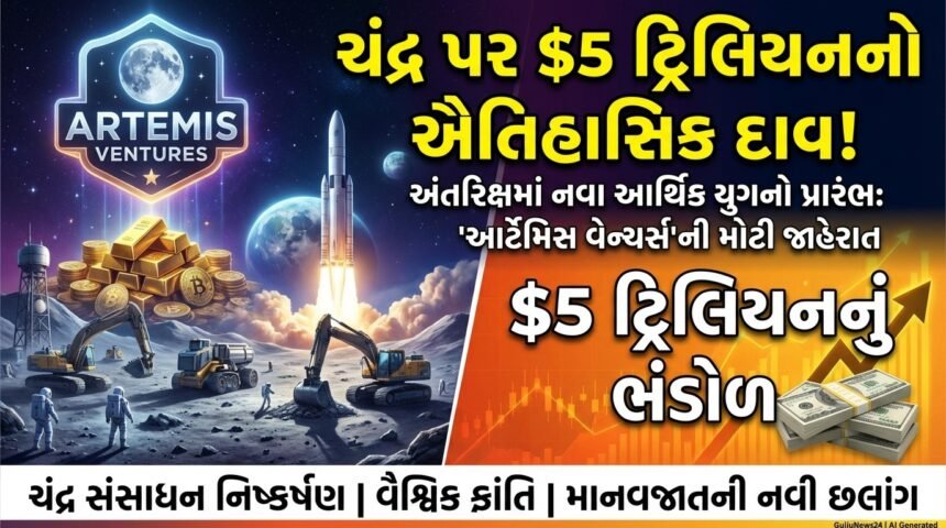 અંતરિક્ષ અર્થતંત્રમાં ઐતિહાસિક ઉછાળો: ‘આર્ટેમિસ વેન્ચર્સ’ દ્વારા ચંદ્ર સંસાધન નિષ્કર્ષણ માટે $5 ટ્રિલિયનનું ભંડોળ જાહેર!