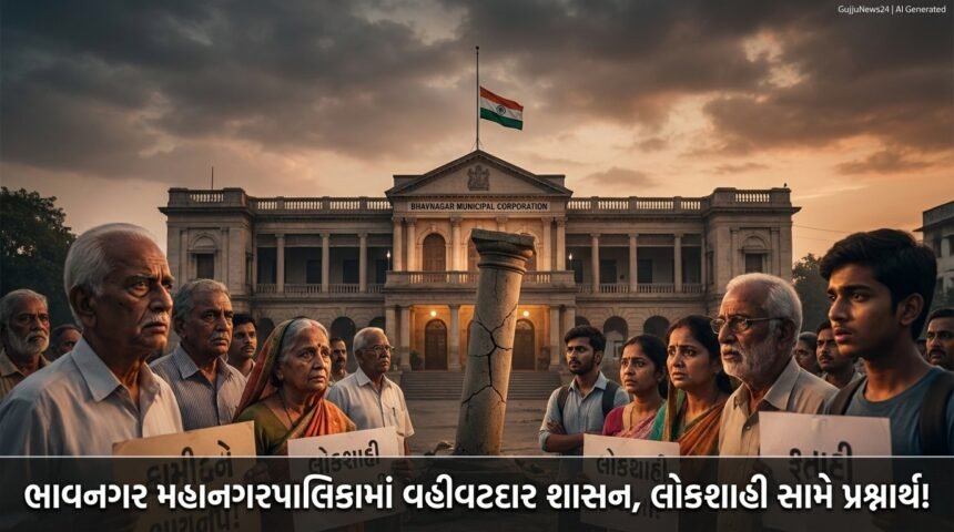 ભાવનગર મહાનગરપાલિકામાં વહીવટદાર શાસન લાગુ: લોકશાહીનો સ્તંભ ડગમગ્યો, નાગરિકોમાં ચિંતાનો માહોલ | Bhavnagar BMC Administrator Rule