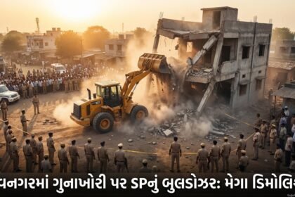 ભાવનગરમાં Crime પર SPનું બુલડોઝર: અસામાજિક તત્વોના ગેરકાયદે બાંધકામો ધ્વસ્ત, આડોડિયાથી હવામસ્જિદ સુધી મેગા ડિમોલિશન