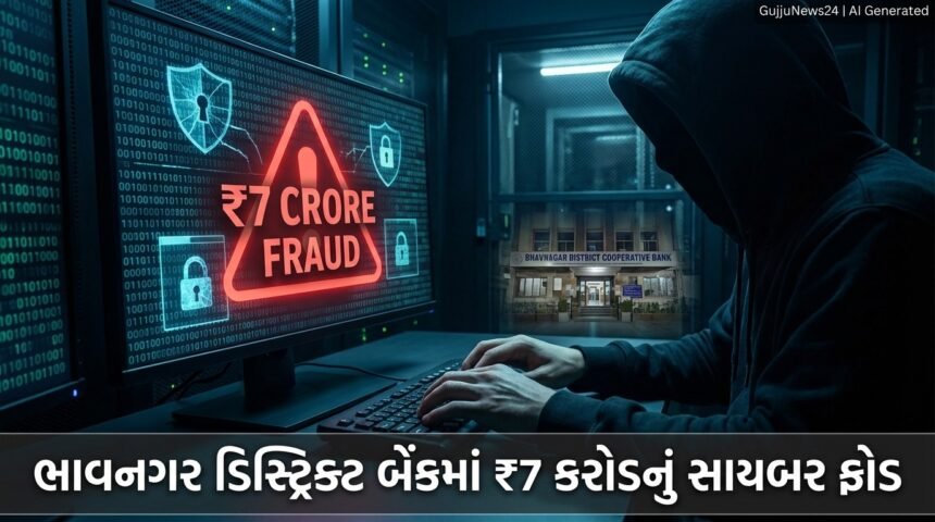 ભાવનગર ડિસ્ટ્રિક્ટ બેંકમાં ₹7 કરોડનું સાયબર ફ્રોડ: ગોહિલવાડમાં ખળભળાટ અને ડિજિટલ સુરક્ષાના સવાલો