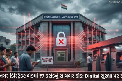 ભાવનગર ડિસ્ટ્રિક્ટ બેંકમાં ₹7 કરોડનો Cyber Fraud: Digital સુરક્ષા પર સવાલ, Banking સેવાઓ અટકી!
