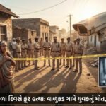 ભાવનગરમાં ધોળા દિવસે ક્રૂર હત્યા: વાળુકડ ગામે યુવકને છરીના ઘા ઝીંકી પતાવાયો, CCTV ફૂટેજ વાયરલ | Bhavnagar Valukad Murder Shocks City