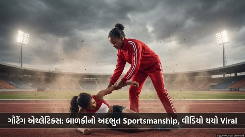 ગૌટેંગ એથ્લેટિક્સ ચેમ્પિયનશિપ: બાળકીનો અદભુત Sportsmanship, હૃદયસ્પર્શી વીડિયો થયો Viral