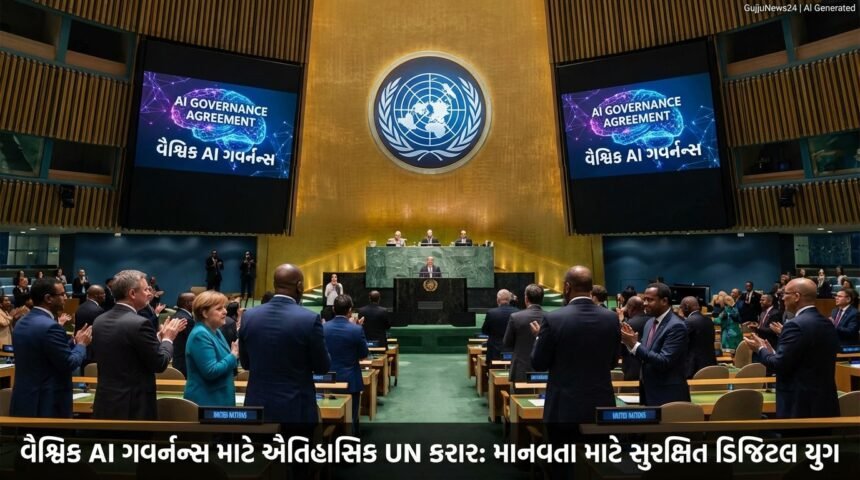 વૈશ્વિક AI ગવર્નન્સ માટે ઐતિહાસિક UN કરાર: 'ડિજિટલ યુગ' માં માનવતાનું ભવિષ્ય સુરક્ષિત કરવા તરફ એક મોટું પગલું