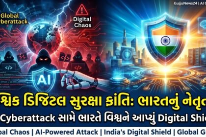 વૈશ્વિક ડિજિટલ સુરક્ષા ક્રાંતિ: ભારતે AI-સંચાલિત મેગા Cyberattack સામે વિશ્વને માર્ગદર્શન આપ્યું!