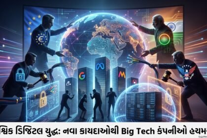 વૈશ્વિક ડિજિટલ સાર્વભૌમત્વની લડાઈ: યુરોપ, ભારત અને અમેરિકાના નવા કાયદાઓથી ટેક કંપનીઓ હચમચી, ડેટા પ્રાઇવસી અને AI ગવર્નન્સનો ભવિષ્ય