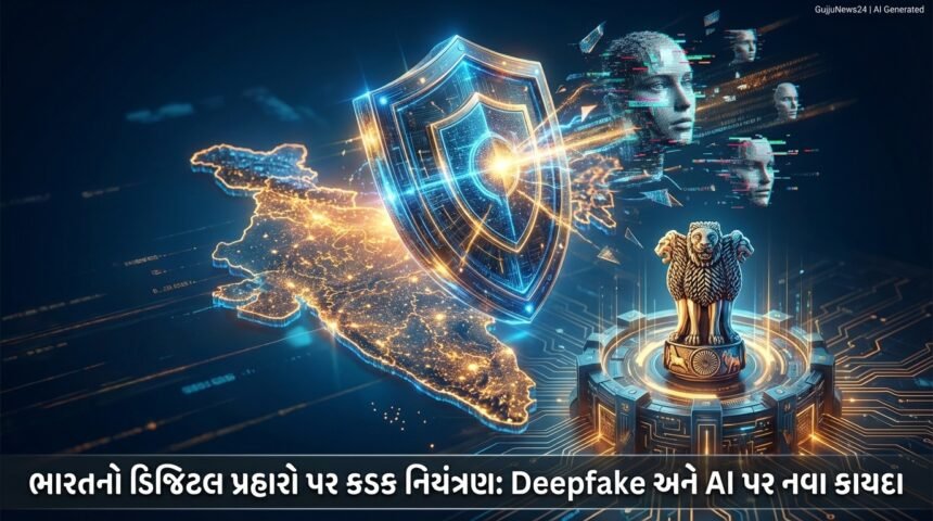 ભારતનો ડિજિટલ પ્રહારો પર કડક નિયંત્રણ: Deepfake, AI Content અને Data Privacy પર નવા કાયદાઓનો અમલ - Big Tech પર અસર!