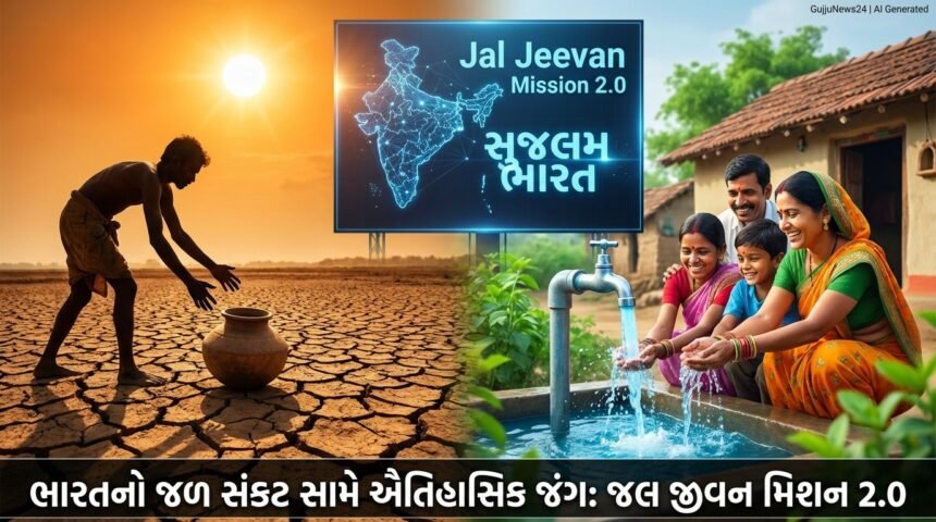 ભારતનો જળ સંકટ સામે ઐતિહાસિક જંગ: જલ જીવન મિશન 2.0 હેઠળ ₹8.69 લાખ કરોડનો મહાપ્રયાસ અને 'સુજલમ ભારત' ડિજિટલ ક્રાંતિ