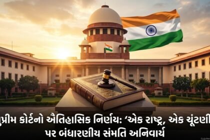 ભારતની સુપ્રીમ કોર્ટનો ઐતિહાસિક નિર્ણય: 'એક રાષ્ટ્ર, એક ચૂંટણી' માટે બંધારણીય સંમતિ અનિવાર્ય | India's Supreme Court Verdict on ONOE