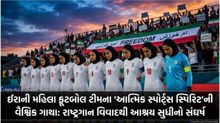 ઈરાની મહિલા ફૂટબોલ ટીમના 'આત્મિક સ્પોર્ટ્સ સ્પિરિટ'ની વૈશ્વિક ગાથા: રાષ્ટ્રગાન વિવાદથી આશ્રય સુધીનો સંઘર્ષ (Iranian Women's Football Team, National Anthem Protest, Human Rights)