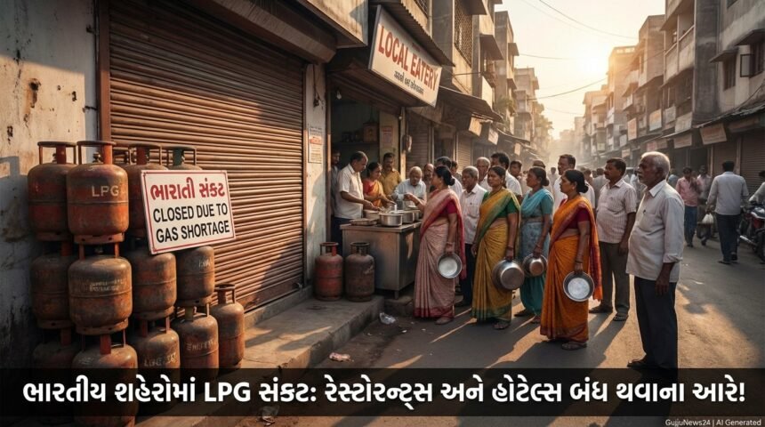 ભારતીય શહેરોમાં LPG સંકટ: રેસ્ટોરન્ટ્સ અને હોટેલ્સ શટડાઉન ભણી, સામાન્ય જનજીવન પ્રભાવિત (LPG Shortage India)