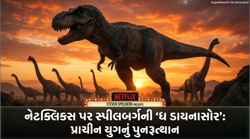 Netflix પર સ્ટીવન સ્પીલબર્ગનો 'ધ ડાયનાસોર': વૈશ્વિક OTT પર પ્રાચીન વિશ્વનું પુનરુત્થાન! (The Dinosaurs on Netflix: Spielberg Revives Ancient World on Global OTT!)