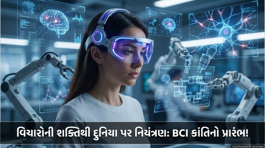 મગજ-કમ્પ્યુટર ઇન્ટરફેસ (BCI) માં ક્રાંતિ: હવે વિચારોથી થશે દુનિયા પર રાજ! (Brain-Computer Interface Revolution)