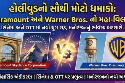 હોલીવુડના ઇતિહાસનો સૌથી મોટો ધમાકો: Paramount અને Warner Bros. Discovery ના મહા-વિલયથી સિનેમા અને OTT માં નવો યુગ!