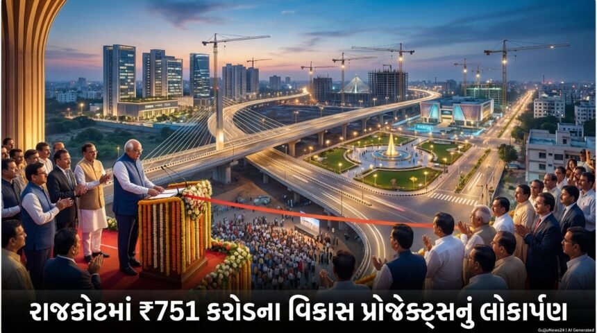 રાજકોટમાં ₹751 કરોડના વિકાસ પ્રોજેક્ટ્સનું લોકાર્પણ: મુખ્યમંત્રીએ 'ઈઝ ઓફ લિવિંગ' પર ભાર મૂક્યો | Rajkot Development Projects