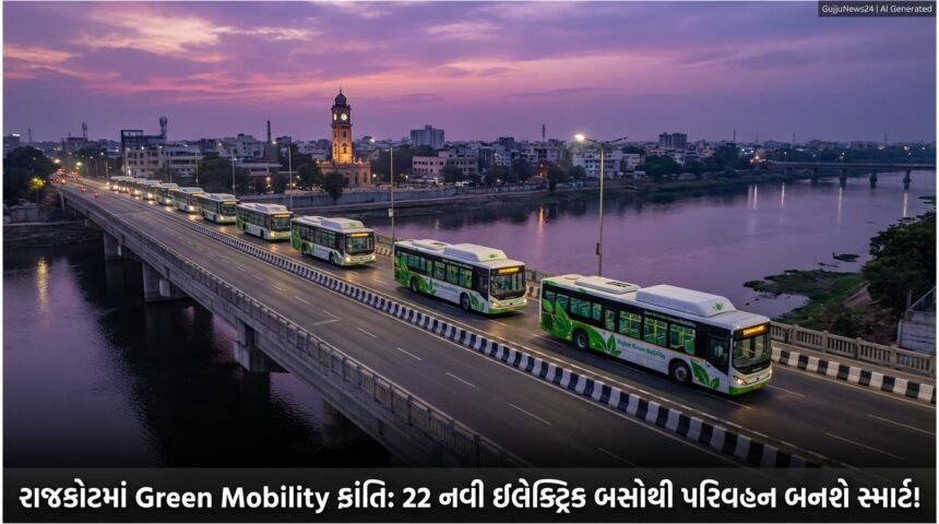 રાજકોટમાં Green Mobility ક્રાંતિ: વધુ 22 E-busesના ઉમેરાથી Public Transport બનશે સ્માર્ટ અને પર્યાવરણને અનુકૂળ
