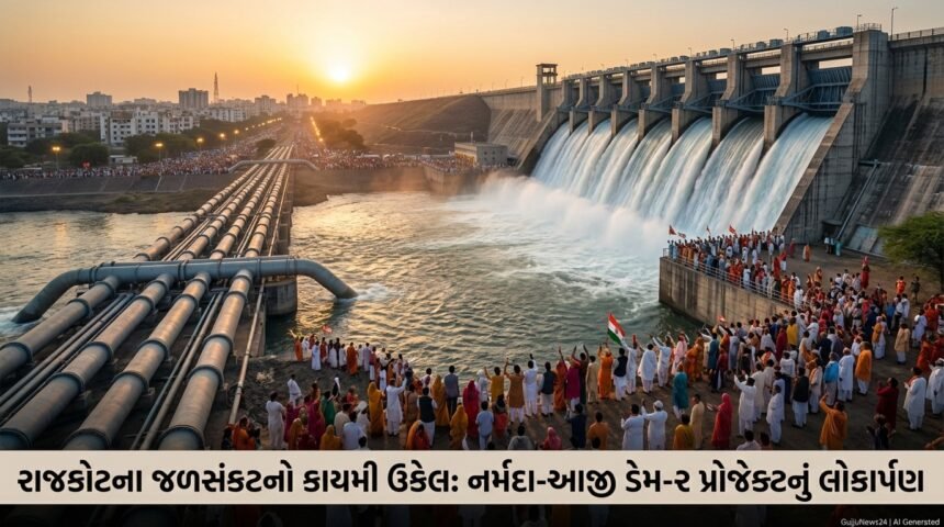 રાજકોટના જળસંકટનો કાયમી ઉકેલ: નર્મદા-આજી ડેમ-૨ આધારિત મેગા પાણી પુરવઠા યોજનાનું ભવ્ય લોકાર્પણ | Rajkot Water Supply Project