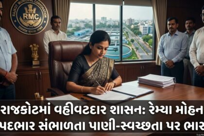 Rajkot મહાનગરપાલિકામાં વહીવટદાર રાજ: Remya Mohan એ સંભાળ્યો પદભાર, Water-Sanitation રહેશે પ્રાથમિકતા