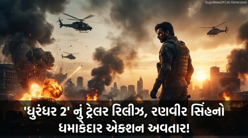 રણવીર સિંહની 'ધુરંધર 2' નું ધમાકેદાર ટ્રેલર રિલીઝ, સોશિયલ મીડિયા પર મચાવ્યો હાહાકાર! #Dhurandhar2 #RanveerSingh