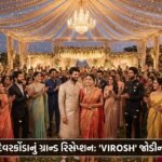 રશ્મિકા-વિજય દેવરકોંડાનું ગ્રાન્ડ Wedding Reception: 'VIROSH' જોડીના શાહી સમારોહમાં સિતારાઓનો મેળાવડો