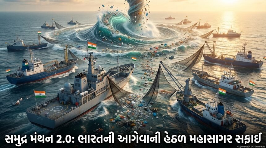 સમુદ્ર મંથન 2.0: ભારતની આગેવાની હેઠળ વૈશ્વિક પ્લાસ્ટિક પ્રદૂષણ સામે જંગ (Ocean Cleanup)
