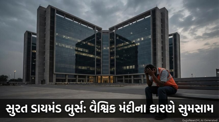સુરત ડાયમંડ બુર્સ: વૈશ્વિક મહત્વાકાંક્ષાનું પ્રતિક, આજે સુમસામ, હીરા ઉદ્યોગ પર ઘેરાયા સંકટના વાદળો | Surat Diamond Bourse Crisis