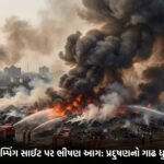 સુરતના ખજોદ ડમ્પિંગ સાઈટ પર ભીષણ આગનો નવો ભડકો: પ્રદુષણના ગાઢ ધુમાડાથી શહેર ઘેરાયું, આરોગ્ય પર ગંભીર ખતરો! | Surat Khajod Dumping Site Fire