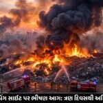 સુરત: ખજોદ ડમ્પિંગ સાઈટ પર ભીષણ આગ, ત્રણ દિવસથી અગ્નિ તાંડવ યથાવત, SMC ની મુશ્કેલીઓ વધી | Surat Khajod Fire