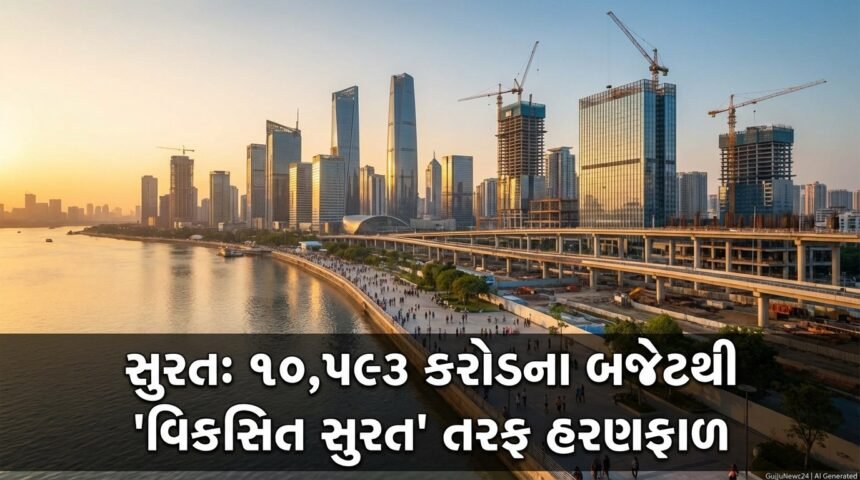 સુરતનું ભવિષ્ય બદલશે ૧૦,૫૯૩ કરોડનું મેગા બજેટ: 'વિકસિત સુરત' (Viksit Surat) તરફ હરણફાળ