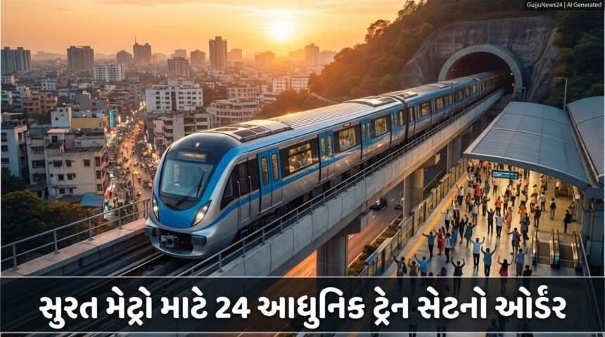 સુરત મેટ્રો માટે 24 આધુનિક ટ્રેન સેટનો ઓર્ડર: શહેરી પરિવહન ક્રાંતિનો નવો અધ્યાય શરૂ (Surat Metro: New Train Sets Ordered, A New Chapter in Urban Transit Revolution)