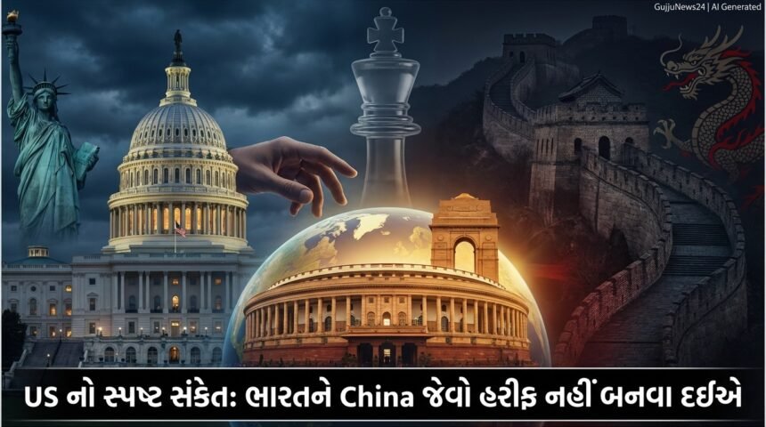US ની મોટી કબૂલાત: ‘ભારતને China જેવો પ્રતિસ્પર્ધી નહીં બનવા દઈએ’ – Geopolitics ના નવા સમીકરણો?