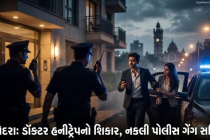 વડોદરામાં ડૉક્ટર હનીટ્રેપનો ભોગ બન્યા, નકલી પોલીસ બની ₹6.10 લાખની ખંડણી ઉઘરાવી | Vadodara Honeytrap