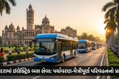 વડોદરામાં ઈલેક્ટ્રિક બસોનો યુગ શરૂ: PM E-Bus સેવા હેઠળ પર્યાવરણ-મૈત્રીપૂર્ણ પરિવહનની ક્રાંતિ