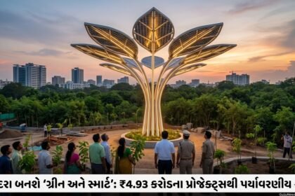 વડોદરા બનશે 'ગ્રીન અને સ્માર્ટ': ₹4.93 કરોડના Solar Tree Project અને નવા Miyawaki Forest થી પર્યાવરણીય ક્રાંતિ