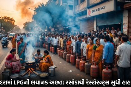 વડોદરામાં રસોડાનો ધુમાડો: LPG ગેસની ભયાનક અછતથી જનજીવન અસ્તવ્યસ્ત, વાયુ પ્રદૂષણનો નવો ખતરો