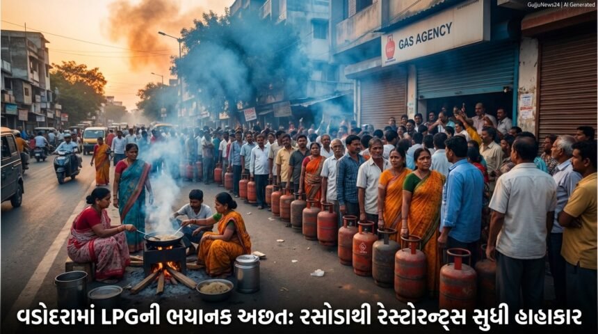 વડોદરામાં રસોડાનો ધુમાડો: LPG ગેસની ભયાનક અછતથી જનજીવન અસ્તવ્યસ્ત, વાયુ પ્રદૂષણનો નવો ખતરો